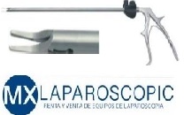 Aplicador de Clips de Titanio laparoscopico de 5 mm x 33 cm  Tamaño de Grapa Small Marca: Laparoscopic MX