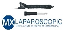 Cable monopolar para laparoscopia de 8 mm Ref. 808.082.1 Marca: Laparoscopic MX