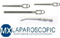 Clips temporales bulldog laparoscopicos  rectos y curvos Marca: Laparoscopic Mx