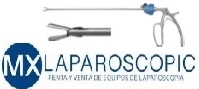 Pinza Laparoscopica Removedora de Clips de Polimero Tipo Hemolock de 5 mm x 33 cm y 10 mm x 33 cm Marca: Laparoscopic Mx