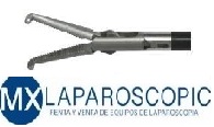 Pinza Mixter de Angulo 90° de 5 mm x 33 cm con o sin cremallera tipo Click One Desmontable Marca: Laparoscopic Mx