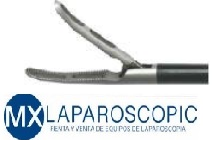 Pinza intestinal curva Cross Olmy tipo Click One desmontable de 5 mm x 33 cm Ref. 801.198.1 Marca: Laparoscopic MX
