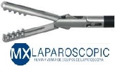 Pinza laparoscópica de agarre Grasper atraumatica lapclinch tipo Click One Desmontable de 5 mm x 33 cm Ref. 801.049.2 Marca: Laparoscopic MX