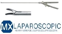 Portaagujas Laparoscópico Curvo Mandíbula Tipo Ethicon de 5mm x 33 cm Ref. 801.024.1 Marca: Laparoscopic MX